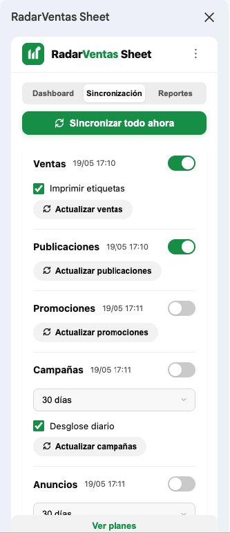 Publicidad con métricas reales
